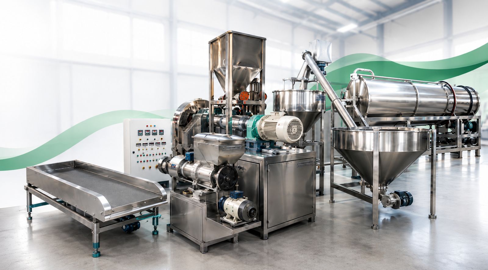 A.S. Engineering Works snack extrusion plant
